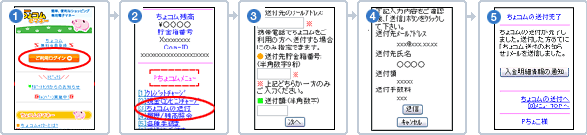 [図] ※一般的なちょコムでのお支払い方法例
